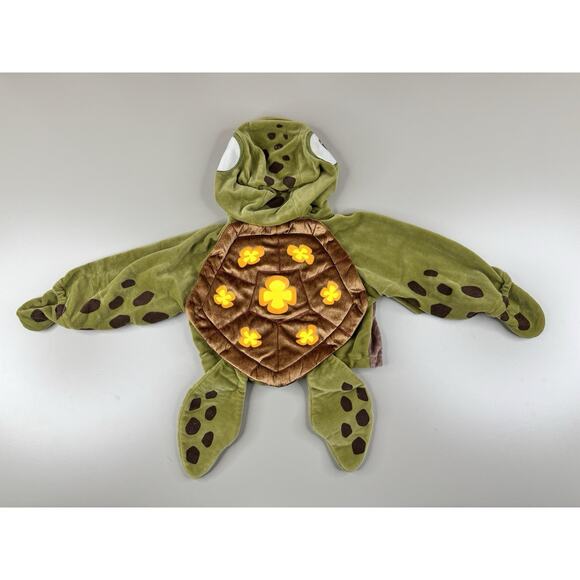 Disney Pixar Finding Nemo Squirt Turtle Costume Baby 6–12 Months Hooded Jacket - Picture 1 of 10